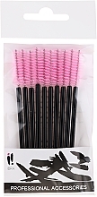 Fragrances, Perfumes, Cosmetics Eyebrow & Eyelash Brush 10 pcs, pink - Ibra