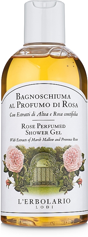 Rose Bath Foam & Shower Gel - L'erbolario Bagnoschiuma al Profumo di Rosa﻿ — photo N2