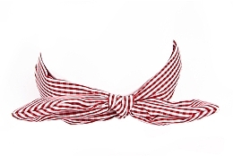 Fragrances, Perfumes, Cosmetics Checkered Hair Band with Ears, FA-5836, red - Donegal