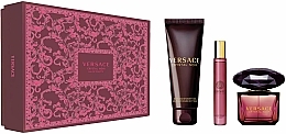 Fragrances, Perfumes, Cosmetics Versace Crystal Noir - Set (edt/90ml + b/lot150ml + edt/10ml) 