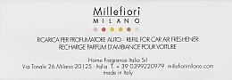 Car Perfume Refill 'White Musk' - Millefiori Milano Icon Refill White Musk — photo N1