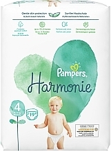 Diapers, size 4 (9-14 kg), 19 pcs - Pampers Harmonie — photo N2