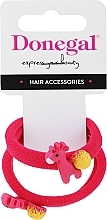 Fragrances, Perfumes, Cosmetics Hair Ties, FA-5659, dark pink horses - Donegal