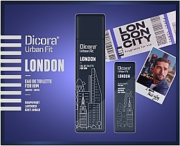 Fragrances, Perfumes, Cosmetics Dicora Urban Fit London - Set (edt/100 ml + edt/30 ml)