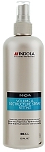 Fragrances, Perfumes, Cosmetics Volumizing Spray - Indola Innova Setting Move Volume & Restructure Spray