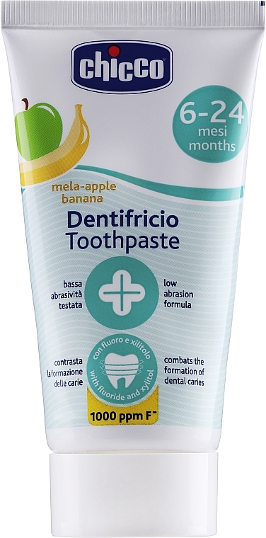 Apple & Banana Toothpaste, 6+ months - Chicco — photo N6