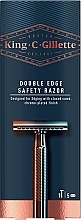 Fragrances, Perfumes, Cosmetics Razor with Double Blade and 5 Blades - Gillette King C.