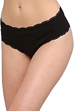 Women Thongs "Classic", black - Fleri — photo N1