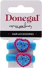 Fragrances, Perfumes, Cosmetics Hair Bands, FA-5633, blue hearts - Donegal