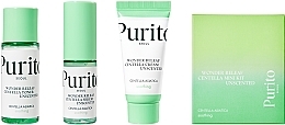 Centella Mini Kit - Purito Seoul Wonder Releaf Centella Mini Kit Unscented (toner/30ml + serum/15ml + cream/15ml) — photo N1