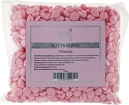 Fragrances, Perfumes, Cosmetics Hot Polymer Granule Wax "Rose" - Tufi Profi Premium