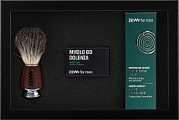 Fragrances, Perfumes, Cosmetics Set - Zew For Men Shaving Kit (soap/85ml + ash/balm/80ml + sh/brush/1pcs)