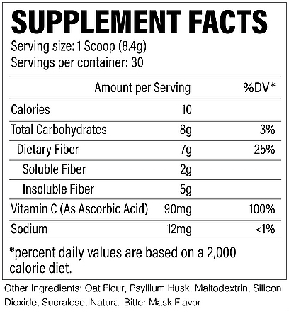 Food Supplement 'Dietary Fiber', unflavoured - Revive MD Fiber Unflavored — photo N2