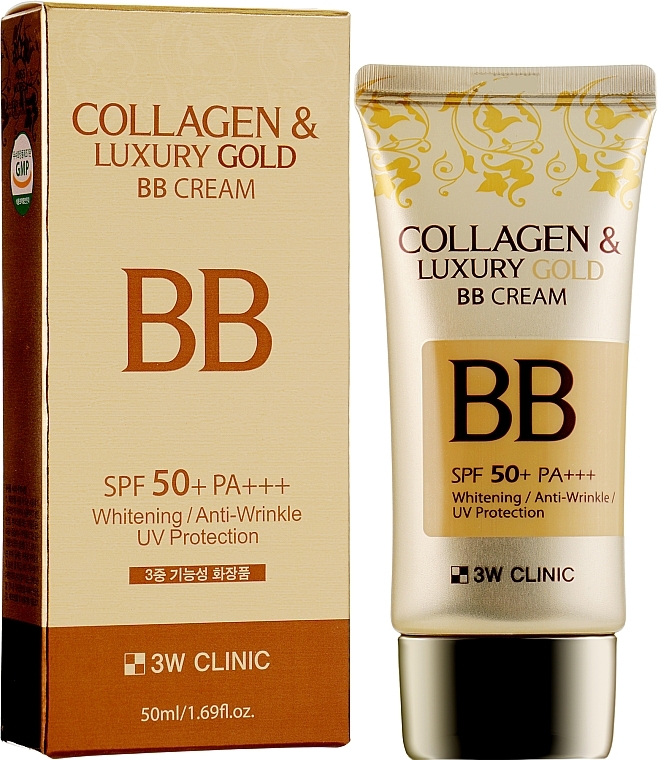 BB Cream - 3W Clinic Collagen & Luxury Gold BB Cream SPF50+/PA+++ — photo N2