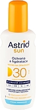 Moisturizing Tanning Lotion Spray - Astrid Sunscreen Lotion Spray SPF 30 — photo N1