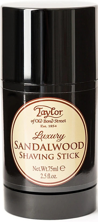 Shaving Stick "Sandalwood" - Taylor Of Old Bond Street Sandalwood Shaving Stick — photo N1