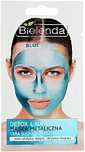 Fragrances, Perfumes, Cosmetics Metal Mask for Dry and Sensitive Skin - Bielenda Blue Detox