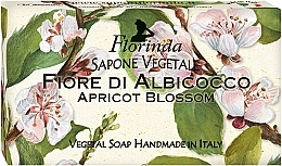 Fragrances, Perfumes, Cosmetics Natural Apricot Blossom Soap - Florinda Sapone Apricot Blossom Vegetal Soap Bar
