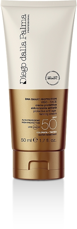 Sunscreen SPF 50 - Diego dala Palma Protective Anti-age Tanning Cream SPF 50 — photo N1