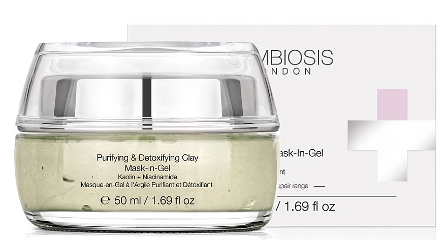 Purifying & Detoxifying Clay Mask-In-Gel - Symbiosis London Purifying & Detoxifying Clay Mask-In-Gel — photo N1