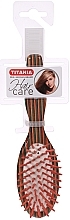 Fragrances, Perfumes, Cosmetics Wooden Massage Hair Brush, 17.5 cm - Titania Hair Brush Wood 7 Rows Small