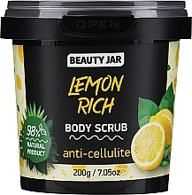Anti-Cellulite Body Scrub - Beauty Jar Anti-Cellulite Body Scrub Lemon Rich — photo N1