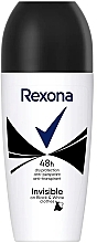 Antiperspirant Roller 'Invisible on Black and White Clothes' - Rexona 48H Invisible On Black And White Clothes — photo N1