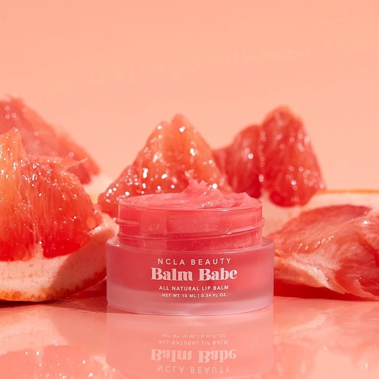 Pink Grapefruit Lip Balm - NCLA Beauty Balm Babe Pink Grapefruit Lip Balm — photo N5