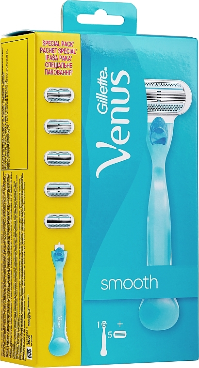 Shaving Razor with 4 Refill Cartridges - Gillette Venus — photo N3