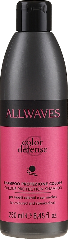 Colored Hair Shampoo - Allwaves Color Defense Colour Protection Shampoo  — photo N1