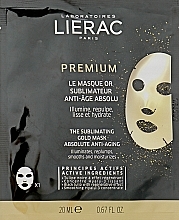 Facial Sheet Mask - Lierac Premium The Sublimating Gold Mask — photo N2