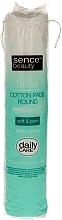 Fragrances, Perfumes, Cosmetics Cotton Pads, 100 pcs - Sence Facial Cotton Pads Round