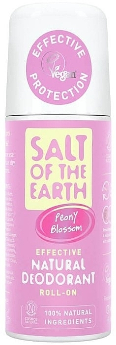 Natural Roll-On Deodorant - Salt of the Earth Peony Blossom Natural Roll On Deodorant — photo N1