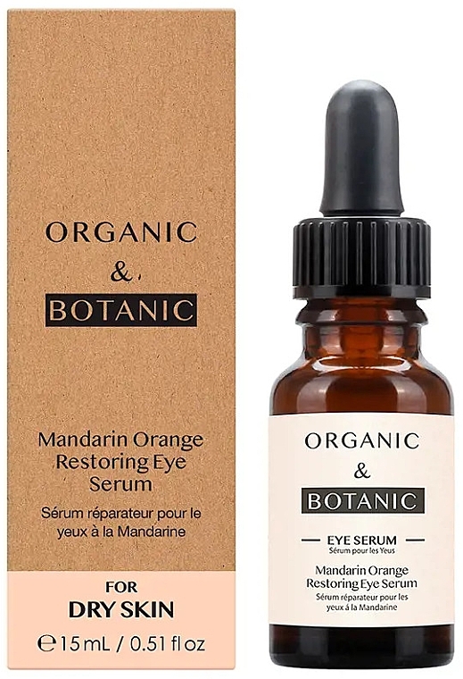 Repairing Eye Serum - Organic & Botanic Mandarin Orange Restoring Eye Serum — photo N2