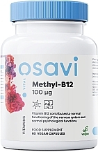 Methyl-B12 Capsules, 100 ?g - Osavi Vitamin Methyl-B12, 100? g Vegan Capsules — photo N2