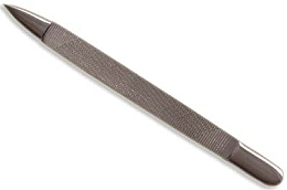 Fragrances, Perfumes, Cosmetics Stainless Steel Nail File, 12 cm - Erlinda Stainless Steel Nail File