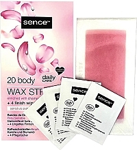 Fragrances, Perfumes, Cosmetics Wax Strips for Sensitive Skin, 20 pcs - Sence Body Wax Strips Sensitive Skin