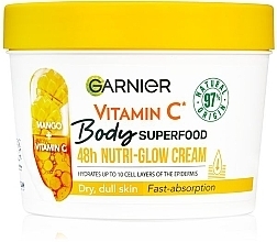 Moisturizing Gel Cream for Dehydrated Skin - Garnier Body SuperFood Watermelon & Hyaluronic Acid Hydrating Gel-Cream — photo N1