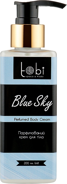 Perfumed Body Cream - Tobi Blue Sky Perfumed Body Cream — photo N2