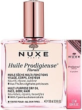 Fragrances, Perfumes, Cosmetics Nuxe Huile Prodigieuse Florale - Set (parfum/1.2ml + b/oil/100ml)