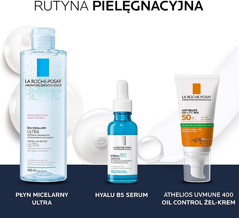 Mattifying Sunscreen Gel for Oily Sensitive Skin SPF 50+ - La Roche-Posay Anthelios Gel-Cream — photo N3