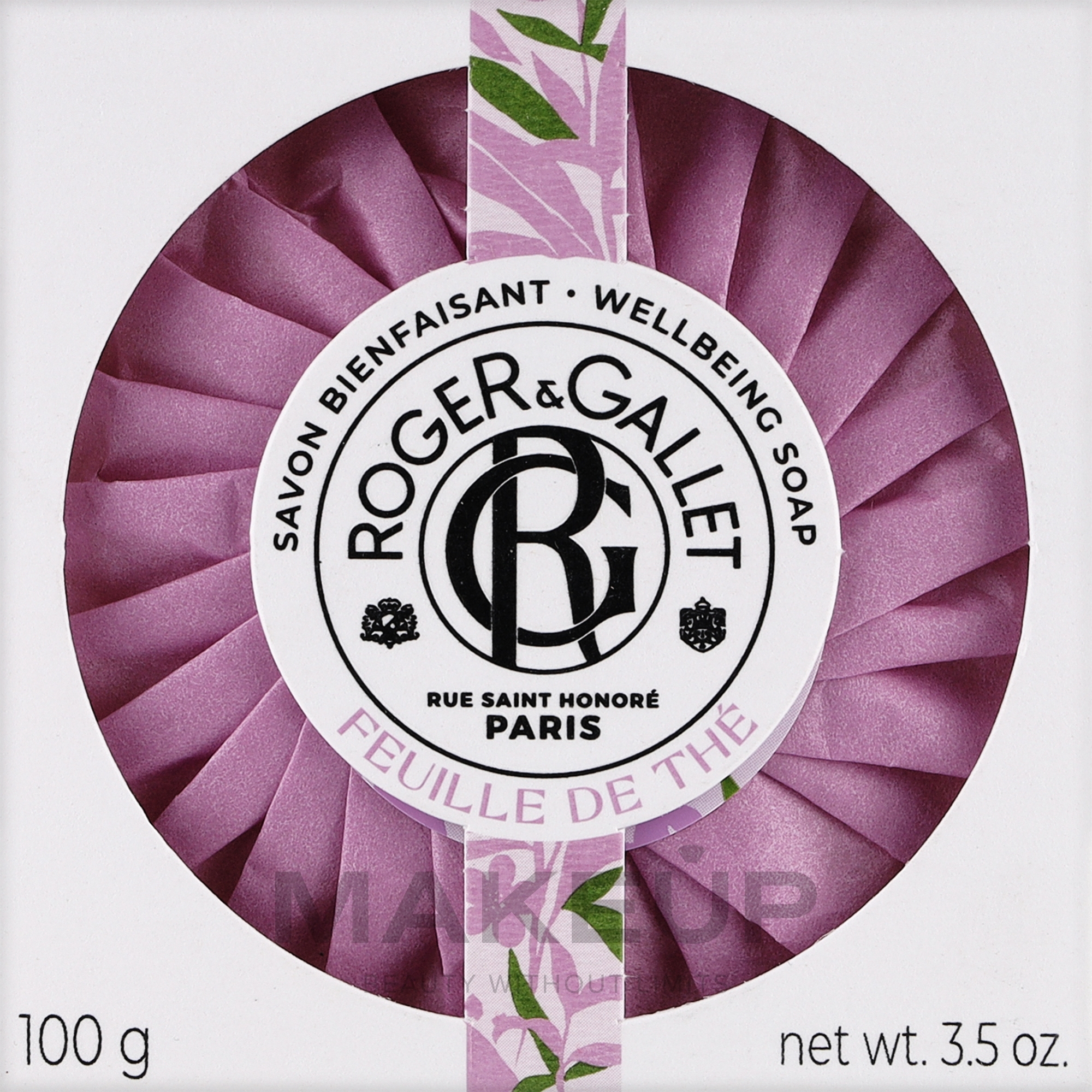 Roger&Gallet Feuille De The - Soap — photo 100 g