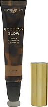 Contour & Bronze Cream - Revolution Pro Goddess Glow Cream Contour & Bronzer — photo N2