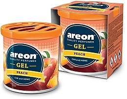 Peach Scented Gel - Areon Gel Can Blister Peach — photo N2