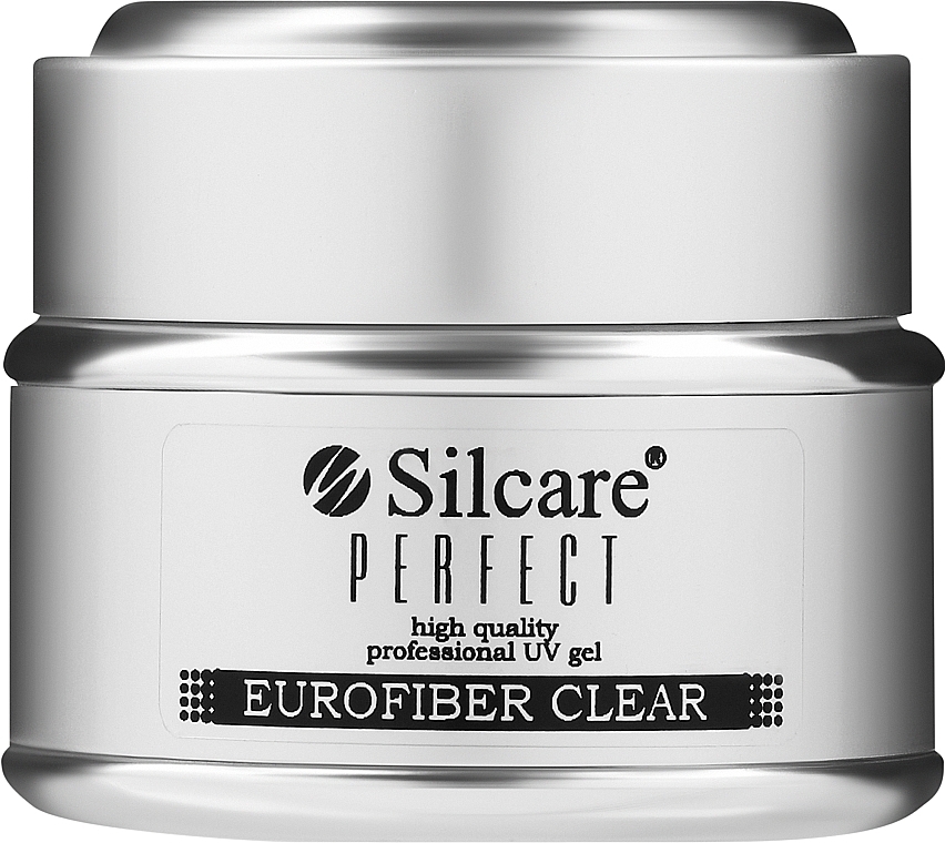 Transparent Builder Gel, - Silcare Perfect High Quality UV Gel Eurofiber Clear — photo N1