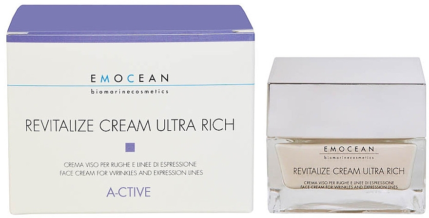 Rich Anti-Wrinkle Cream - Emocean A-Ctive Revitalize Cream Ultra Rich — photo N1