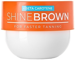 Fragrances, Perfumes, Cosmetics Tanning Cream - Byrokko Shine Brown Beta Carotene Tanning Maximiser