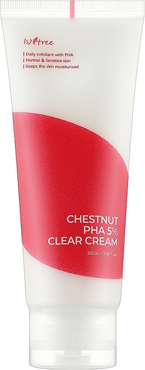 Exfoliating PHA Cream - IsNtree Chestnut PHA 5% Clear Cream  — photo N1