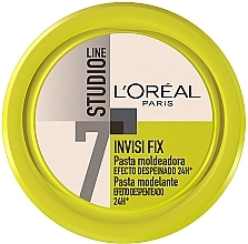 Fragrances, Perfumes, Cosmetics Modeling Hair Cream-Gel - L'Oreal Paris Studio Line 7 Invisi Fix Mineral Gel Cream