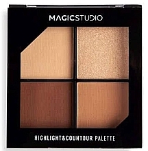 Contour Palette - Magic Studio Highlight & Countour Palette — photo N1